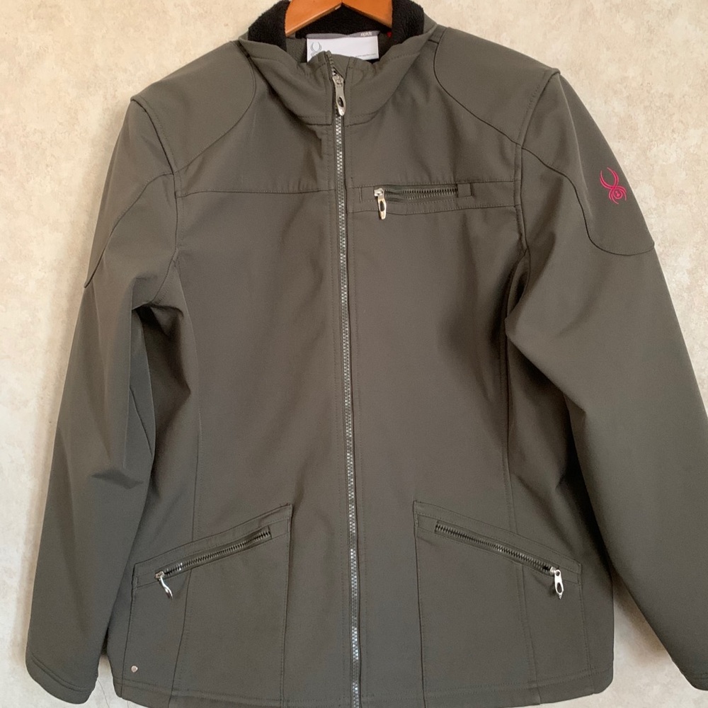 Women’s Spyder soft shell jacket.